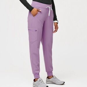 FIGS Zamora Jogger Scrub Pants, S, Lavender Dew